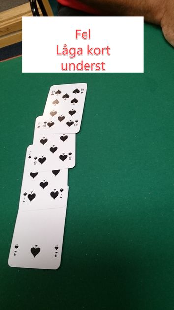FEL! Låga kort underst