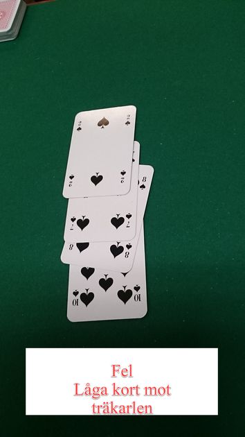 FEL! Låga kort mot träkarlen