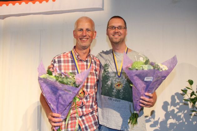 3:a ... Gunnar Sjökvist och Håkan Johansson, Växjöbridgen