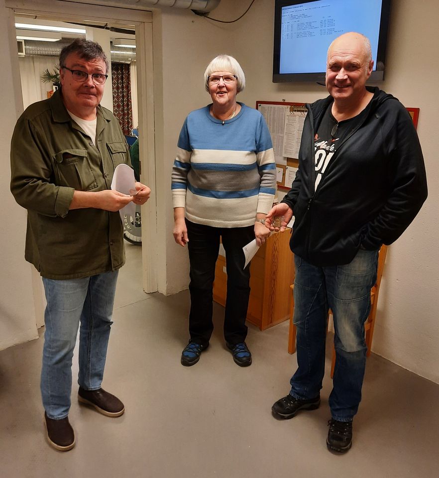 Tredja plats Tomas och Lars