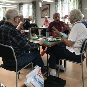 Jan och Börje laddar upp inför andra halvleken