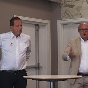 Generalsekreterare Johan Grönkvist och Ordförande Mats Qviberg